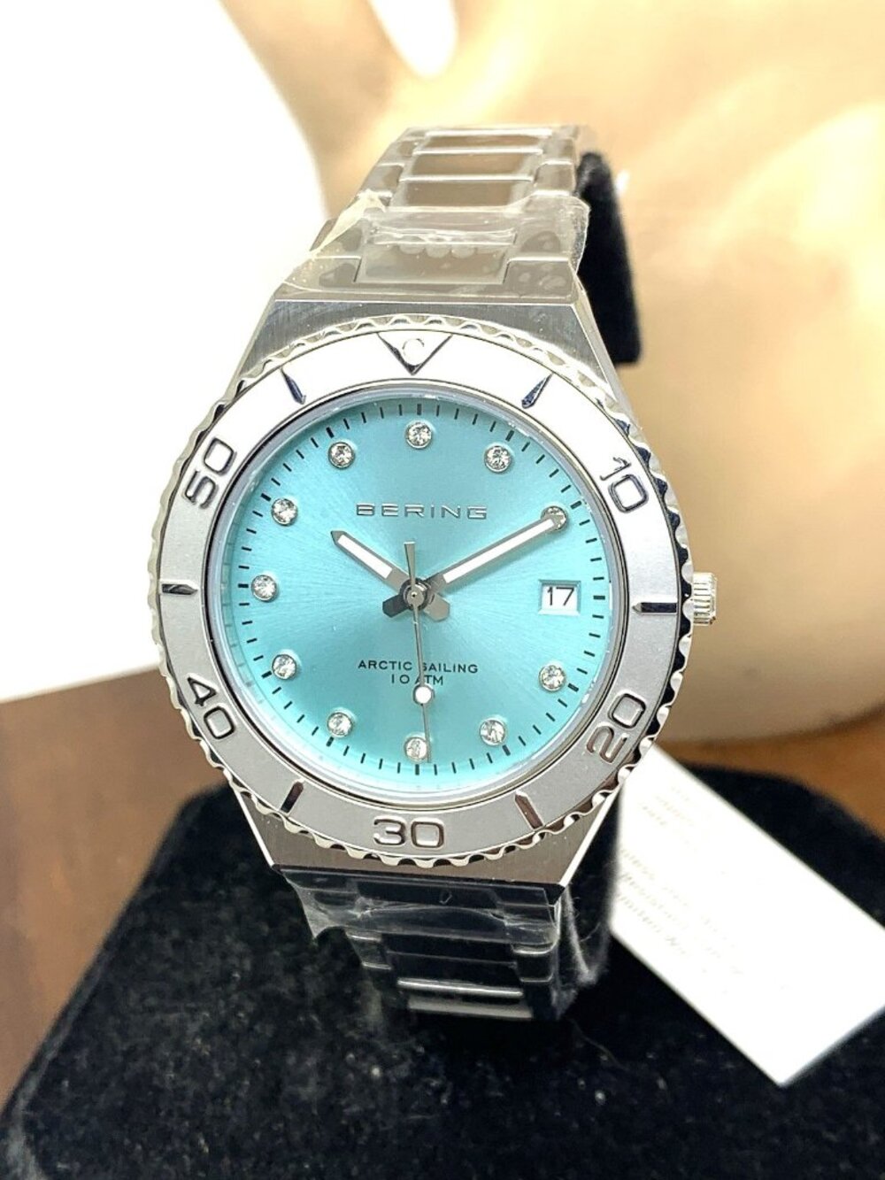 Bering Women's Watch 18936-707 Arctic Sailing Quartz Blue Dial Silver Steel 36mm